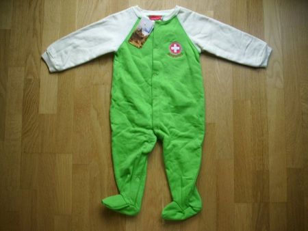 Original Bergspitzli Baby Body Anzug aus 100% Baumwolle