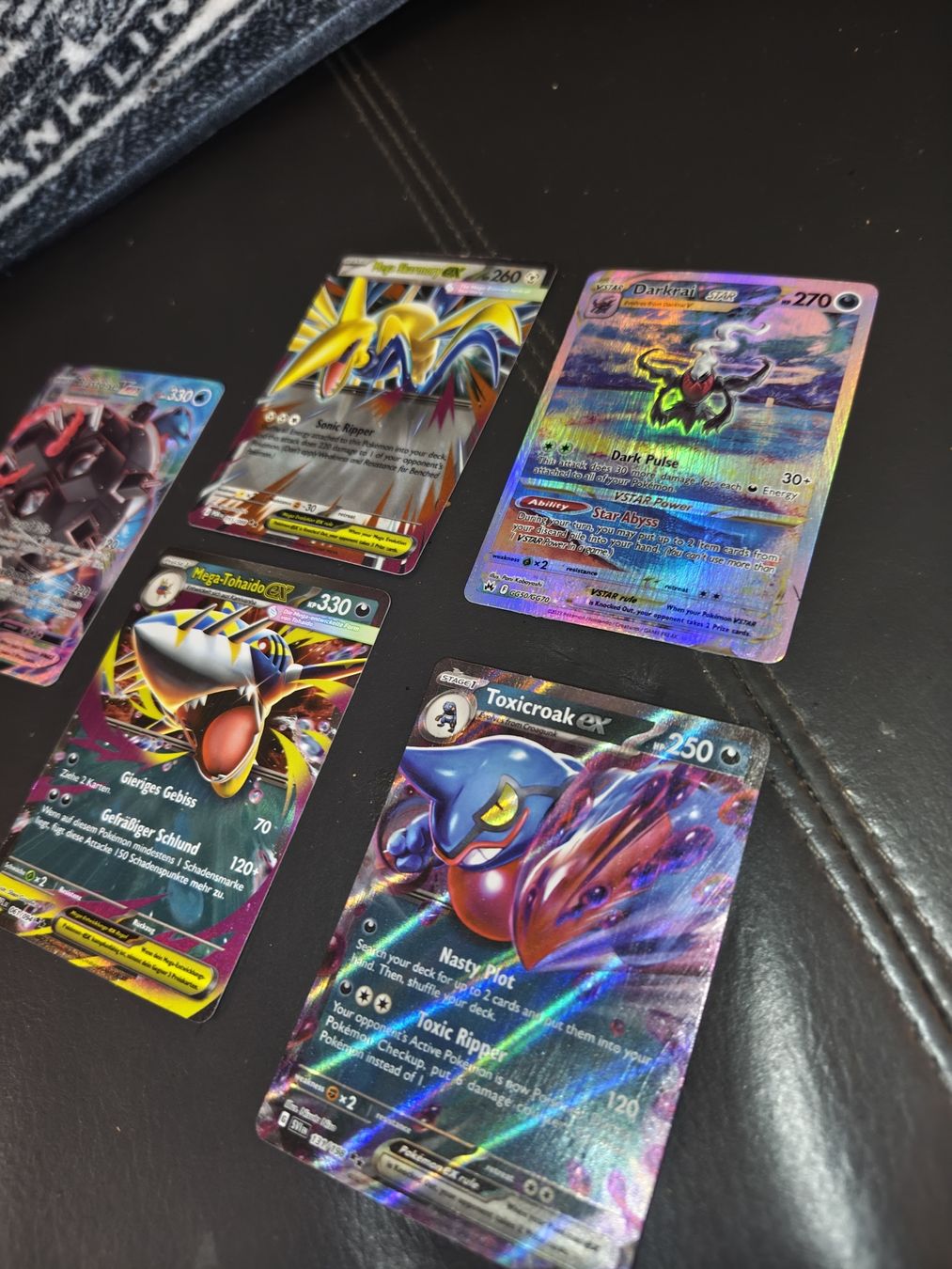 Pokémon Carte collezionabili: Pokemon Sammelkarten 5 Stk. Blastoise VMAX, Mega-Sharpedo EX – Usato da Dübendorf venduto da Johannes1993