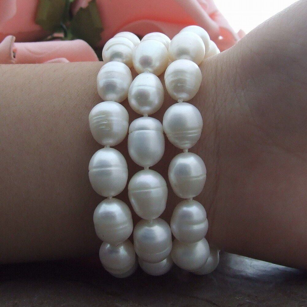 Bracciali & Braccialetti: Weiss Lua Perlen Armband Echt 1.2 cm Bracelet Perle Vrai – Nuovo (secondo la descrizione) da Prilly venduto da ilyria73 5