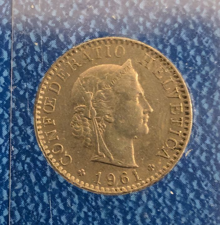Tutti le monete: 20 Rappen 1961 – Usato da Arch venduto da coinsandmore
