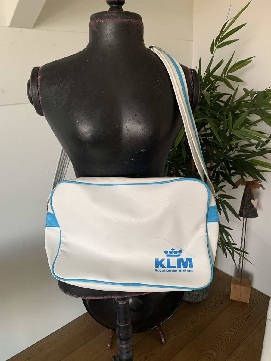 Borse: Mega coole Retro KLM Umhängetasche – Usato da Lugnorre venduto da SOM69 1