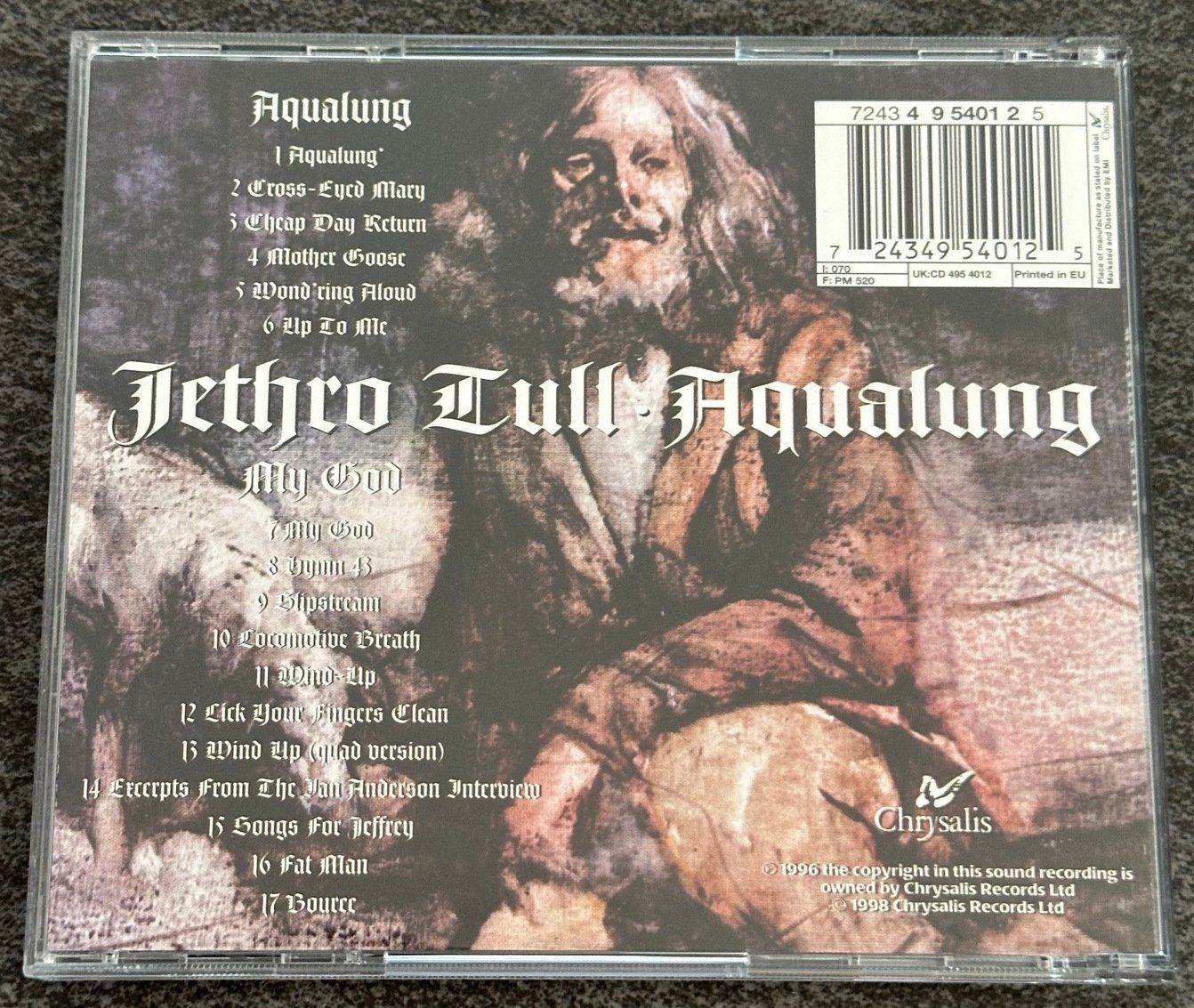 CDs: Jethro Tull - Aqualung - CD – Gebraucht aus Geuensee von dmi_hdp9 1