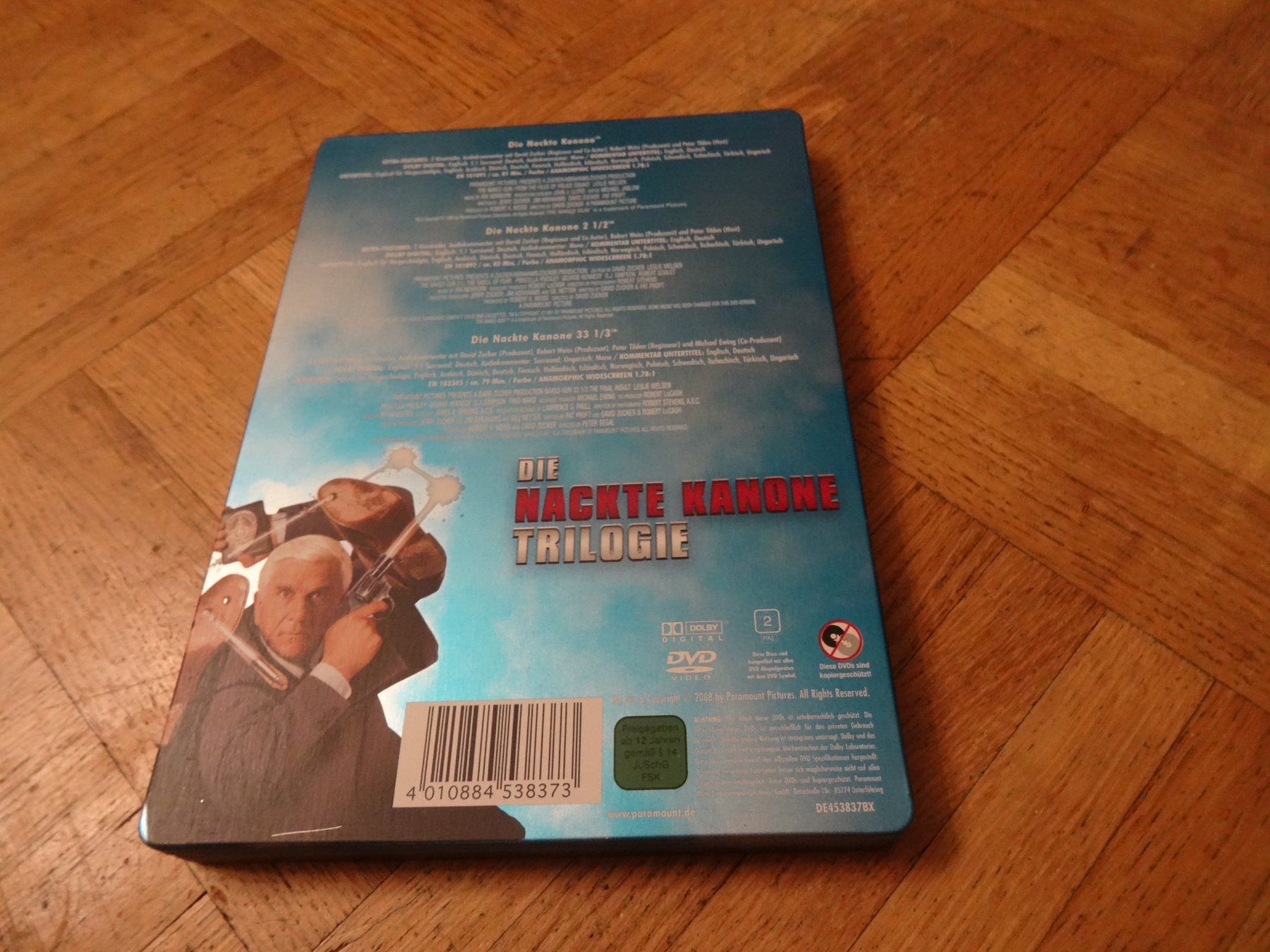 Tutti i DVDs: Die Nackte Kanone Trilogie Steelbook DVD – Usato da Olten venduto da Disc-Verkauf 2