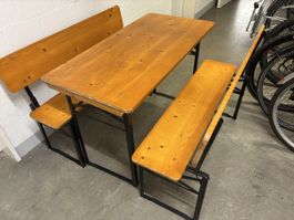 Kinder Festbankgarnitur mit Sitzkissen