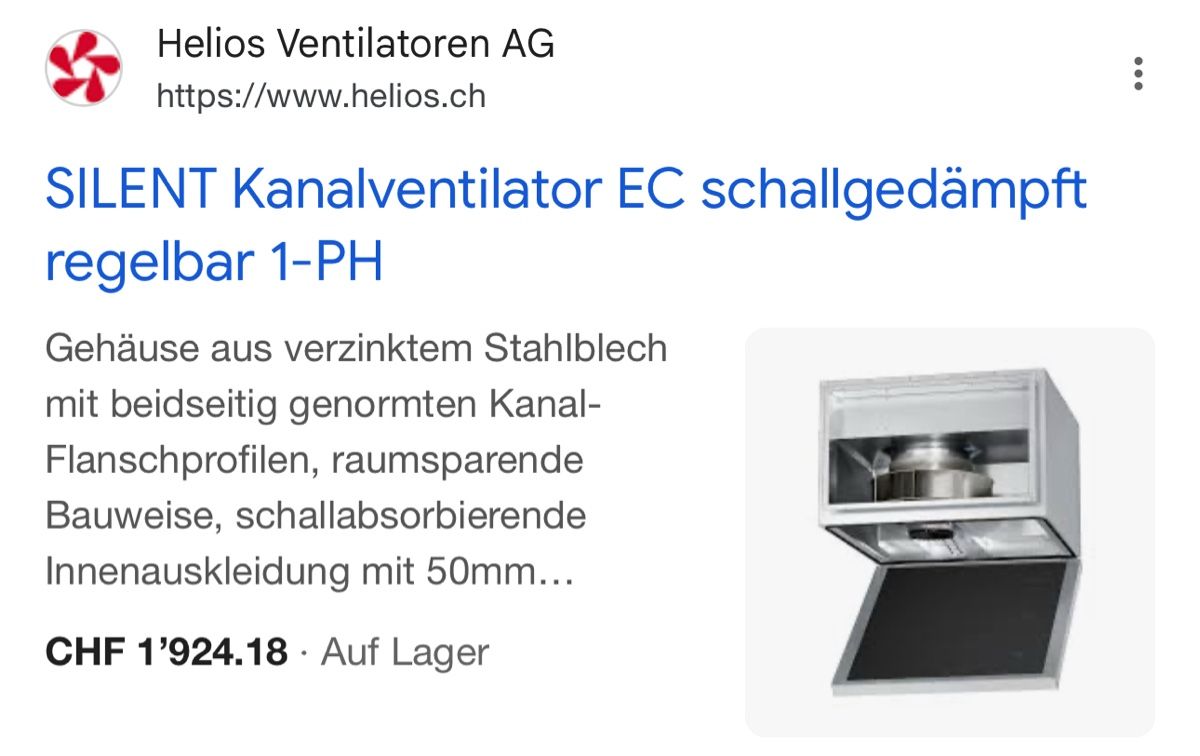 Helios Ventilatoren: Helios Ventilator – Neu und originalverpackt aus Härkingen von 1S. 4