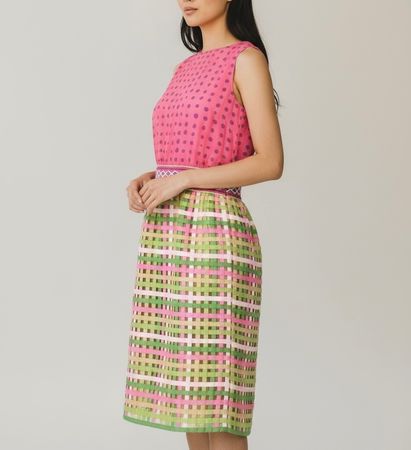 Moschino Kleid Seide gemustert IT 40 DE 36