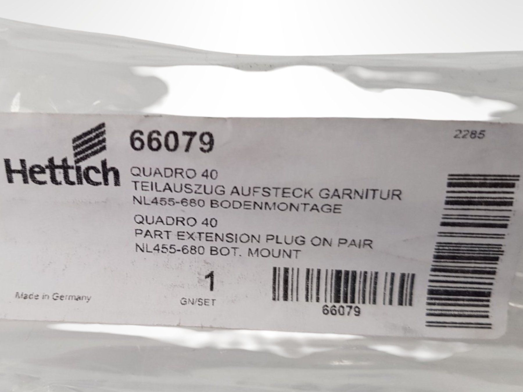 Fixations: HETTICH Teilauszug Quadro 40 Kg – Neuf (Voir description) à Suhr par Restwert_Suhr 4
