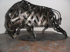 Une Sculpture originale en métal patiné