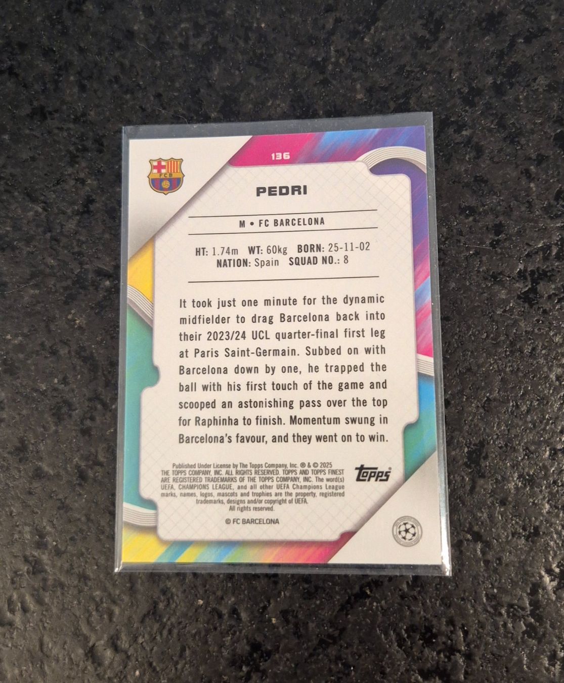 Topps Carte collezionabili: Pedri /125 - Barcelona - Topps – Nuovo (secondo la descrizione) da Burg AG venduto da Danoe 1