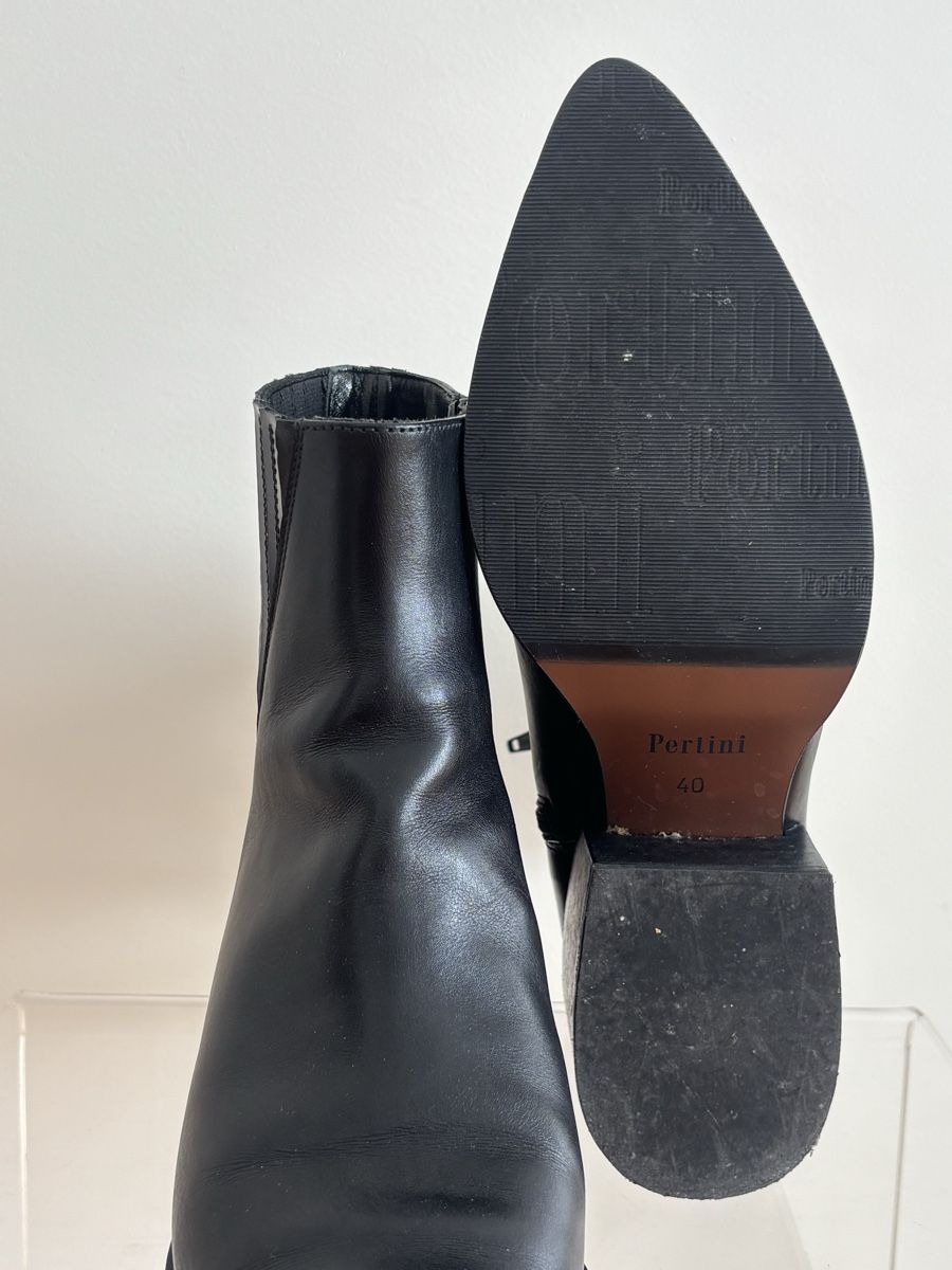 Scarpe da donna: Bottines Pertini cuir noir (40) – Nuovo (secondo la descrizione) da Lausanne venduto da HelenaK 5
