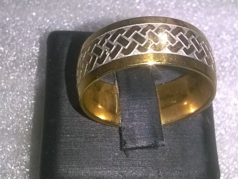 Ringe: RING EDELSTHAL,,,VERGOLDET,,,GLANZIG – Neu (gemäss Beschreibung) aus Basel von bijoutrie_4