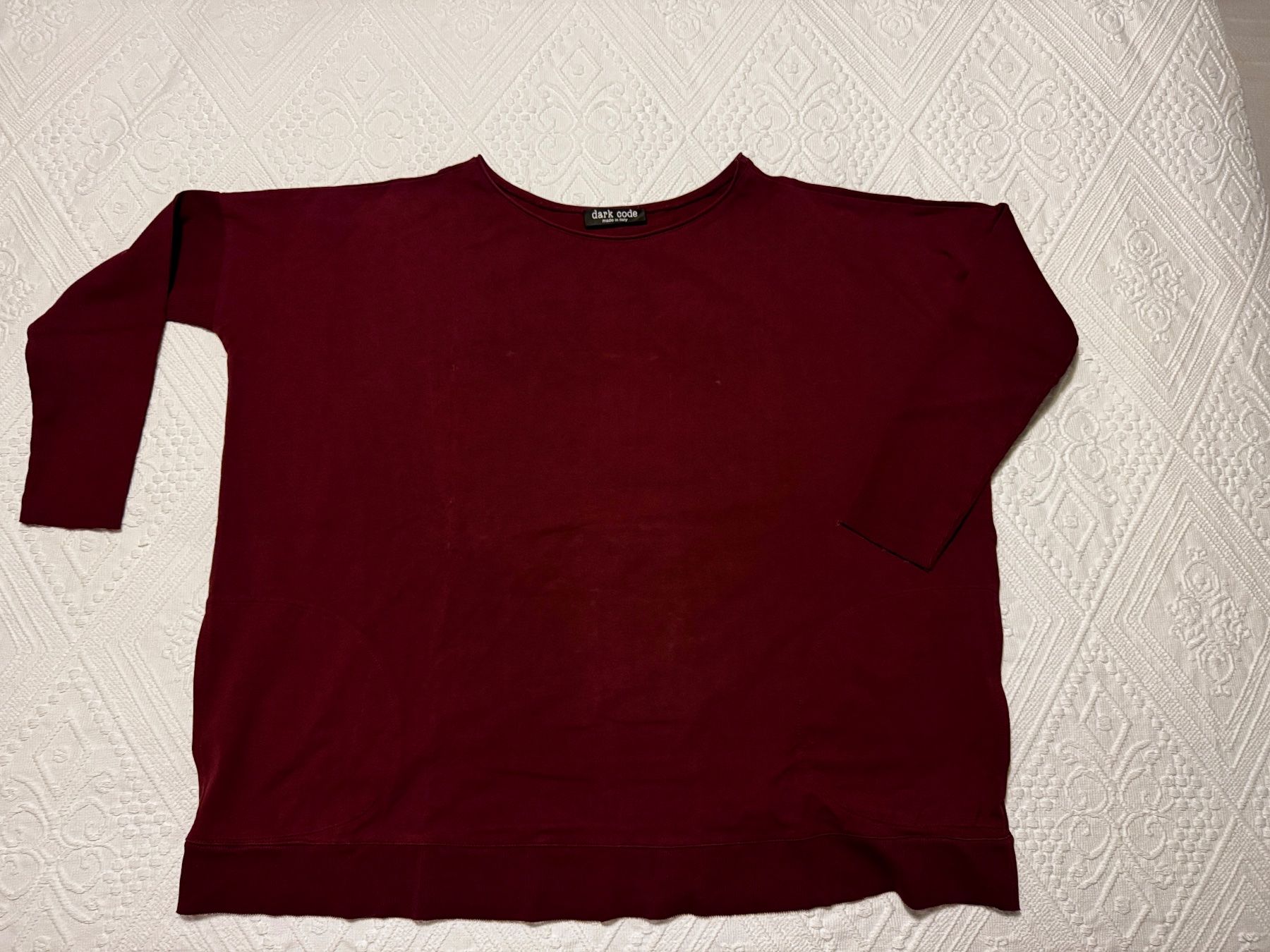 Maglioni & Felpe: Dunkelroter Sweater Dark Code, Kastenform, Gr. S – Nuovo (secondo la descrizione) da Erlinsbach SO venduto da Romstrasse 2