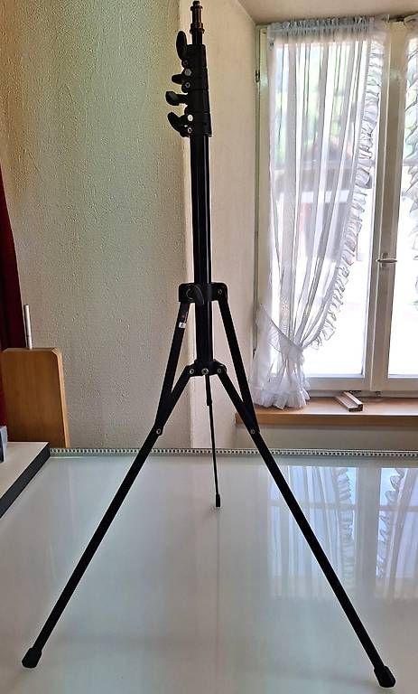 Treppiedi & Teste: Vintage Manfrotto Studio Stativ schwarz – Usato da Rüti ZH venduto da Liliane_market 4