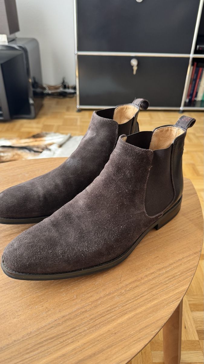 Navyboot Scarpe da uomo: Herren-Suede Boots Navyboot – Grösse 43 – Usato da Meggen venduto da suk_v5lx