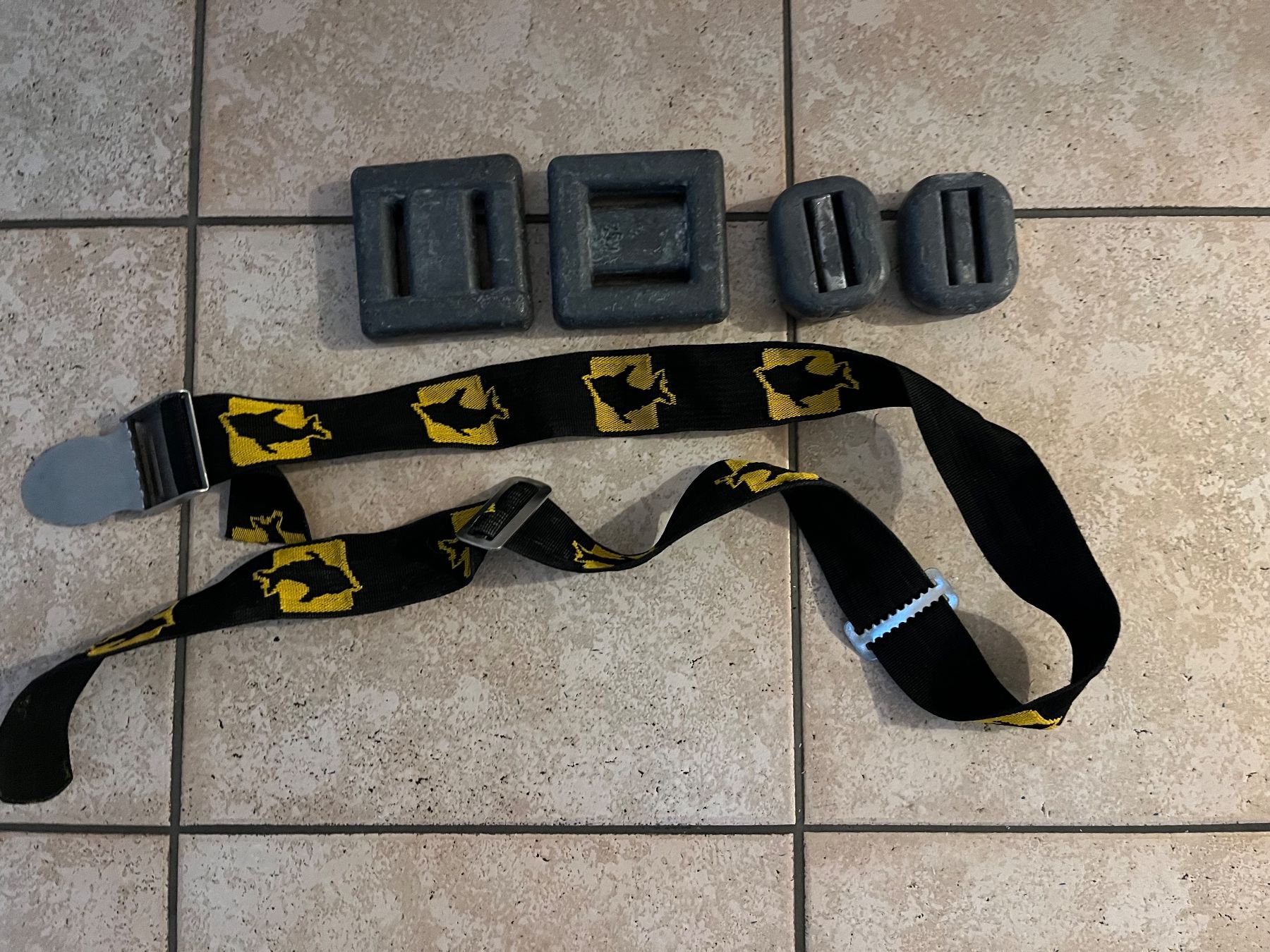 Cinture: Ceinture de plongée et plombs – Usato da Bretigny-Morrens venduto da sop_z8yr
