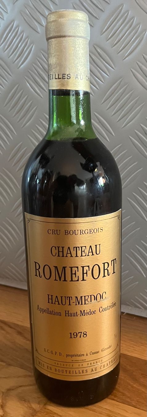 Vino: CHATEAU ROMEFORT HUT-MEDOC 1978 – Nuovo (secondo la descrizione) da Emmenbrücke venduto da Herzog07