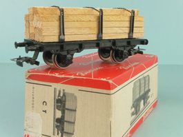 RIVAROSSI C T  FS Flachwagen mit Holzbeladung