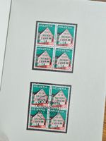 Geschenkheft 1973 alle 4er Blöcke RAR unter Frankaturwert