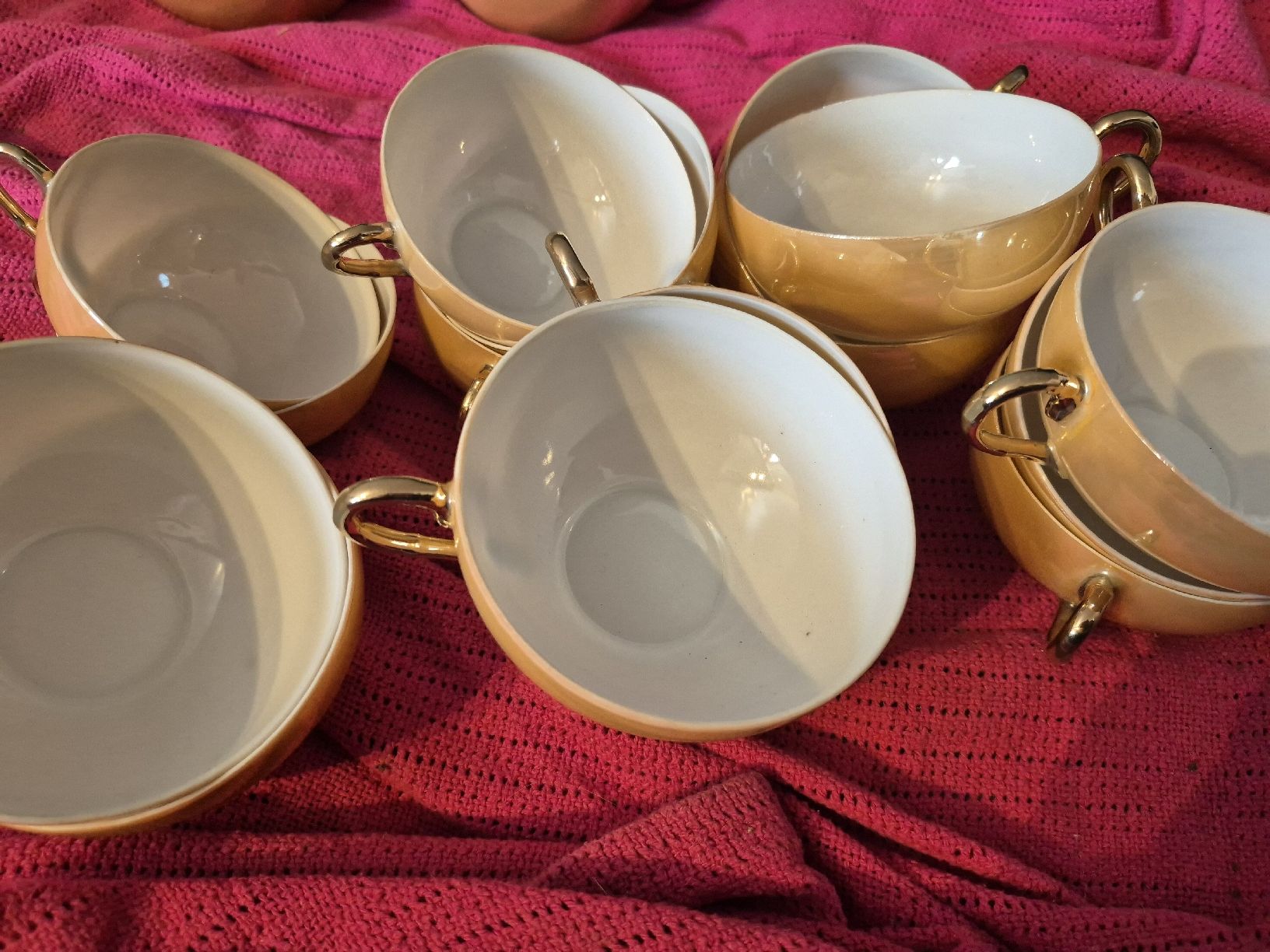Set di piatti: Service à thé/café vintage doré – Usato da Penthalaz venduto da yve_wsq8 2