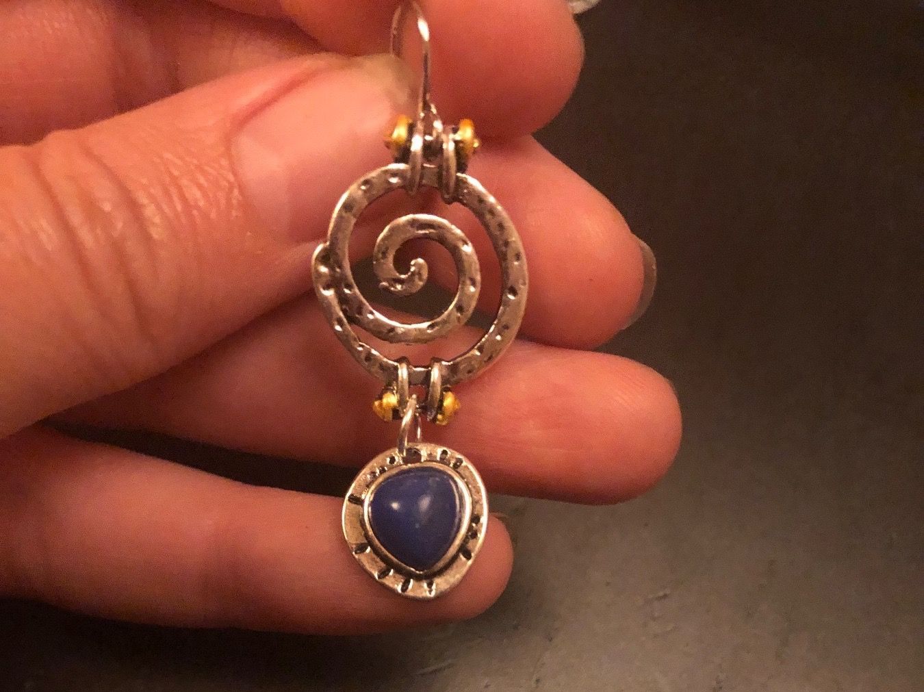 Orecchini pendenti & Orecchini a lobo: Ohrringe mit Lapislazuli – Nuovo (secondo la descrizione) da Gams venduto da Mariawicca 2
