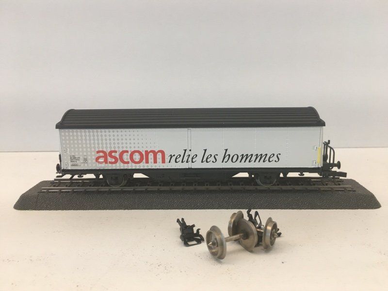 Märklin Trains électriques: Spur H0 Märklin 4735.901 SBB Schiebewandwagen Ascom – D'occasion à Büsserach par ModellbahnDepot 1