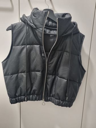 Gilet aus Kunstleder - ungetragen