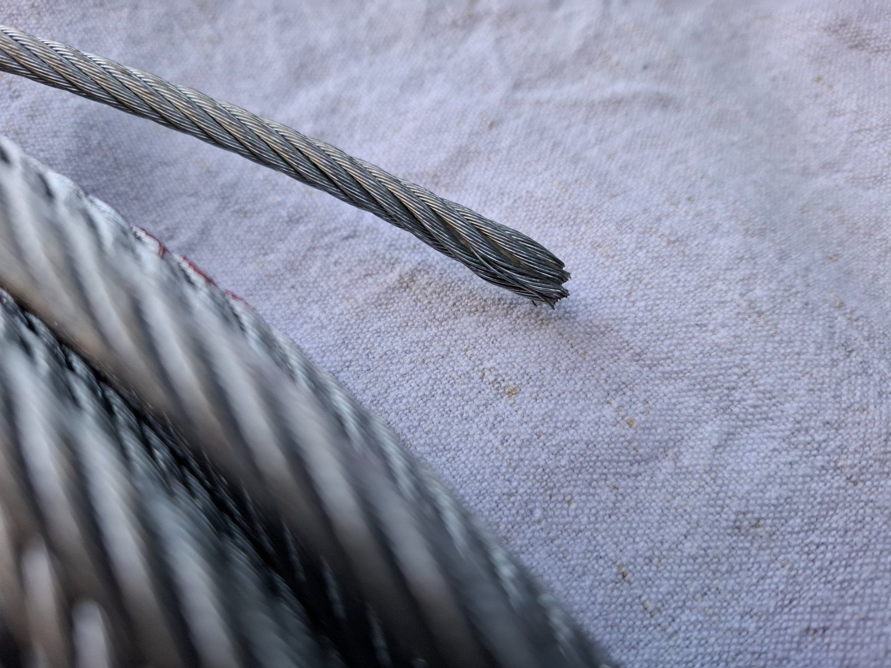 Ferramenta: Stahlseil / Drahtseil / 6 mm ca. 100 Meter – Nuovo (secondo la descrizione) da Seewen SZ venduto da AllroadV8Power 5