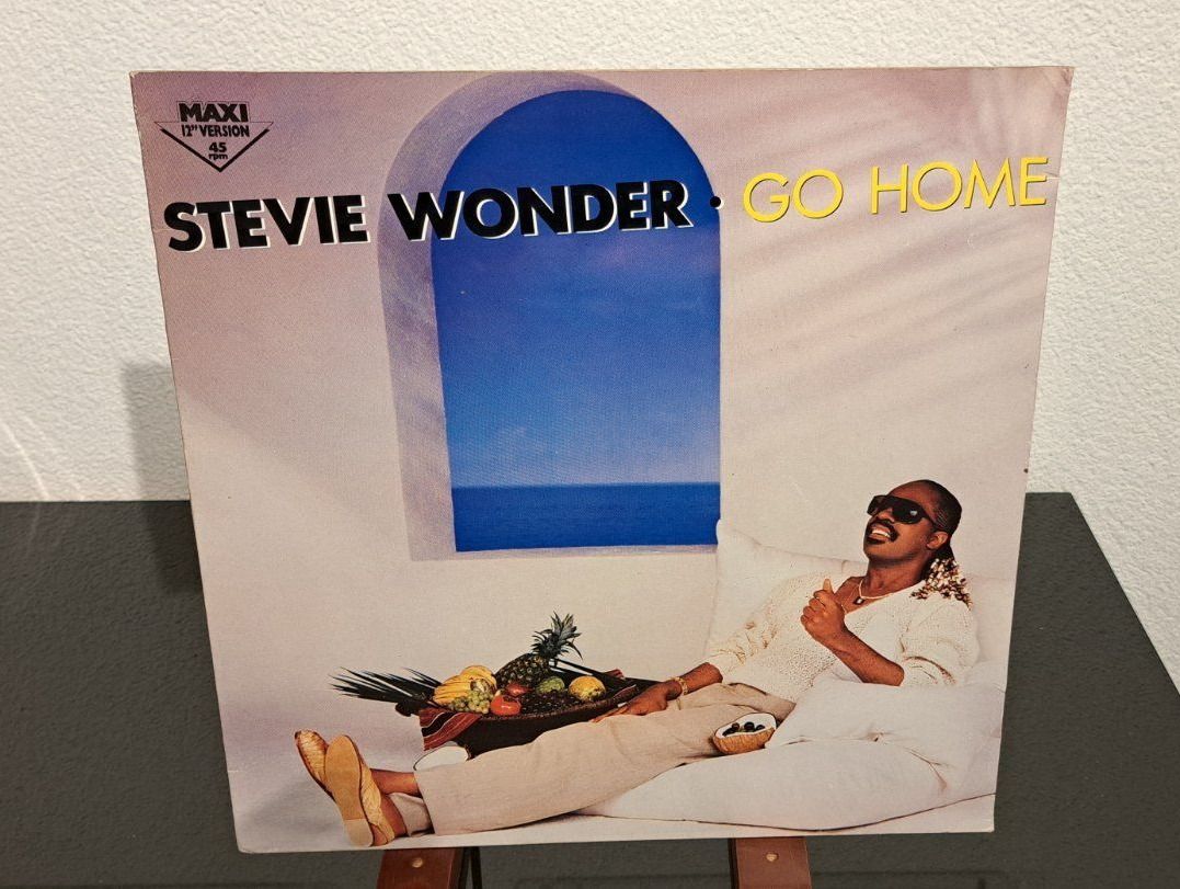 Dischi in vinile: Stevie Wonder - Go Home Maxi-Single VG- / VG – Usato da Günsberg venduto da Fleder4