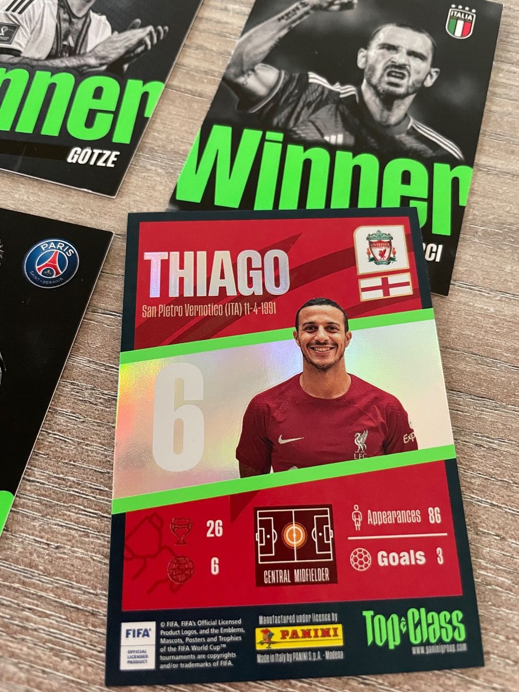 Panini Sammelbilder & Trading cards: Panini Top Class Winner – Gebraucht aus Biel-Benken BL von  1