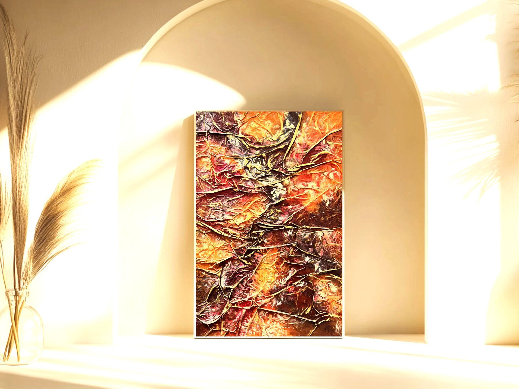 Dipinti: Andrea Scacciotti - Malerei auf Leinwand - Material abstrakt – Usato da Ponte Tresa venduto da 11GalleriaAlterEgo11 6