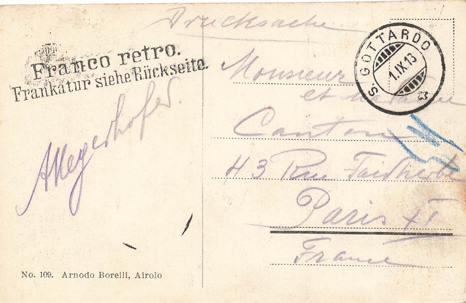 Cartes postales: Gotthard Hospiz – D'occasion à Biasca par Blenio71 1