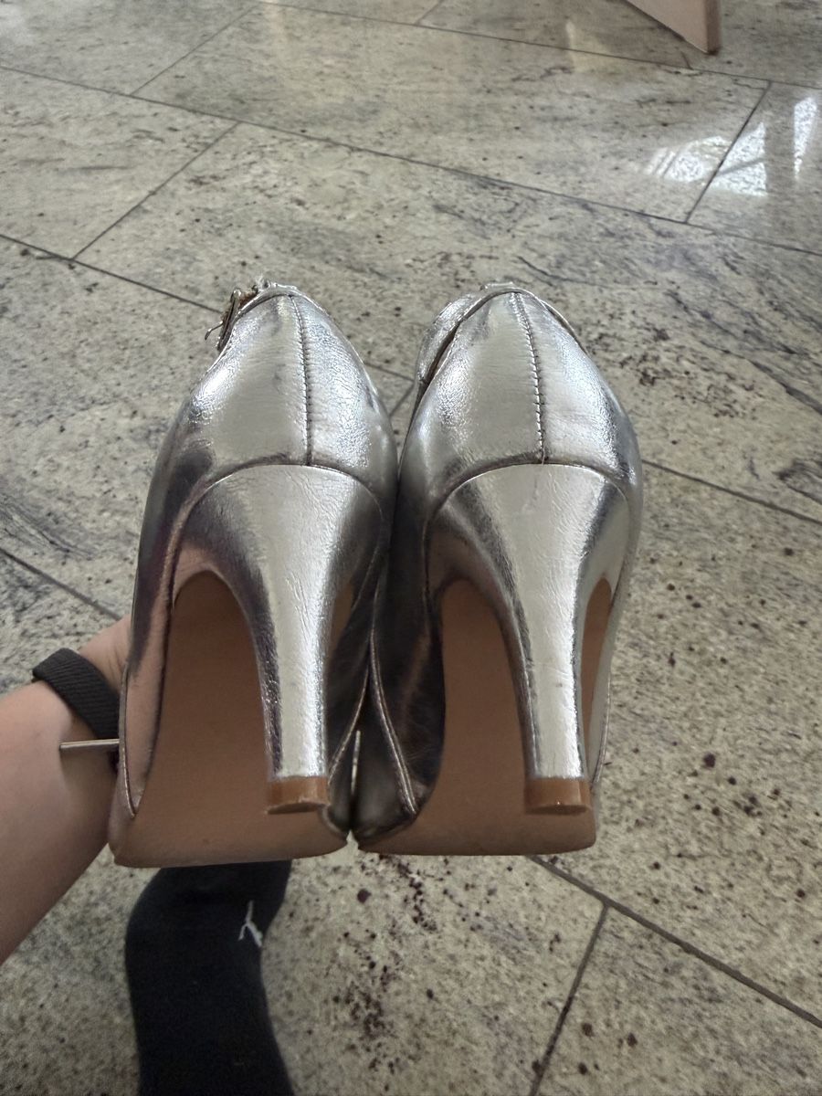 Anna Field Scarpe da donna: Abendschuhe Silber, Grösse 41 – Usato da Niederglatt ZH venduto da sim_gj7s 4