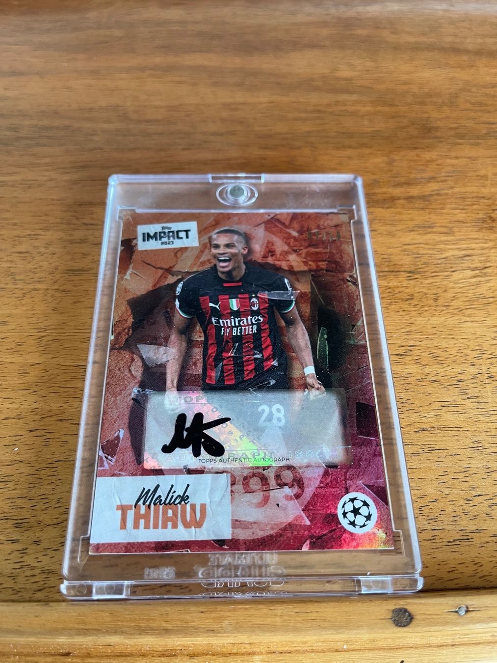 Topps Carte collezionabili: Topps Impact Malick Thiaw Autogramm /10 – Nuovo (secondo la descrizione) da Giswil venduto da Meister_Eder