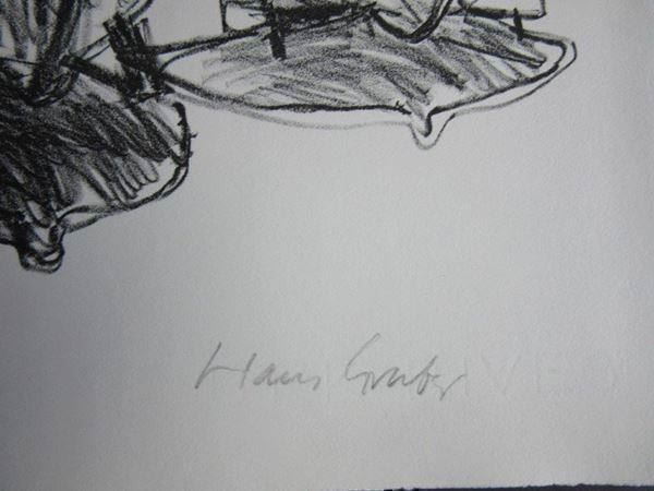 Grafica & Litografie: HANS GRABER LITHOGRAPHIE SIGNIERT – Usato da Gersau venduto da grafik-kunst 1