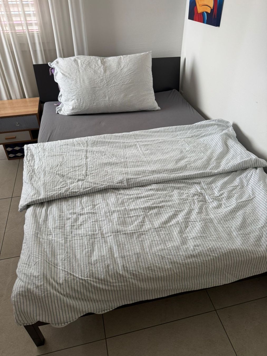 Interio Betten: Bett 140cm mit Matratze und Lattenrost – Gebraucht aus Altendorf von TanjaLanz