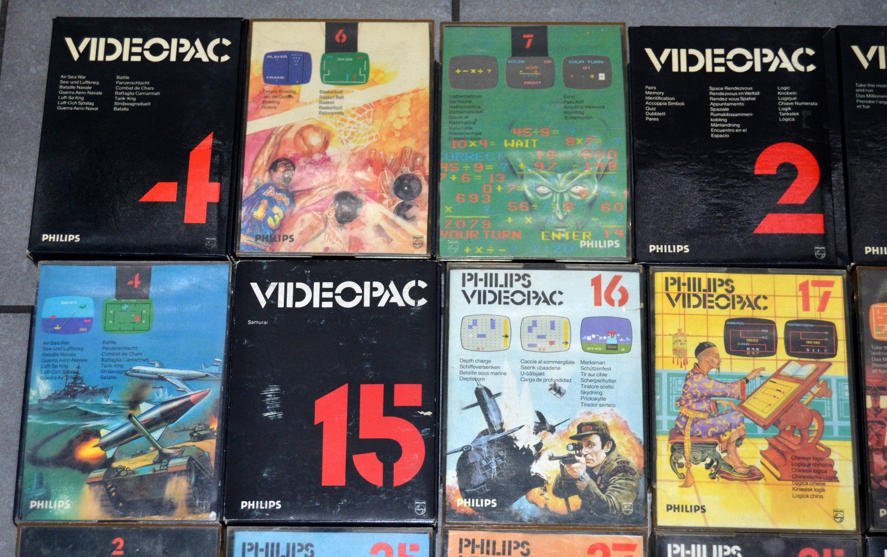 Spiele: Philips Videopac 15 Spiele / 15 jeux – Gebraucht aus Collonges von arashee 1