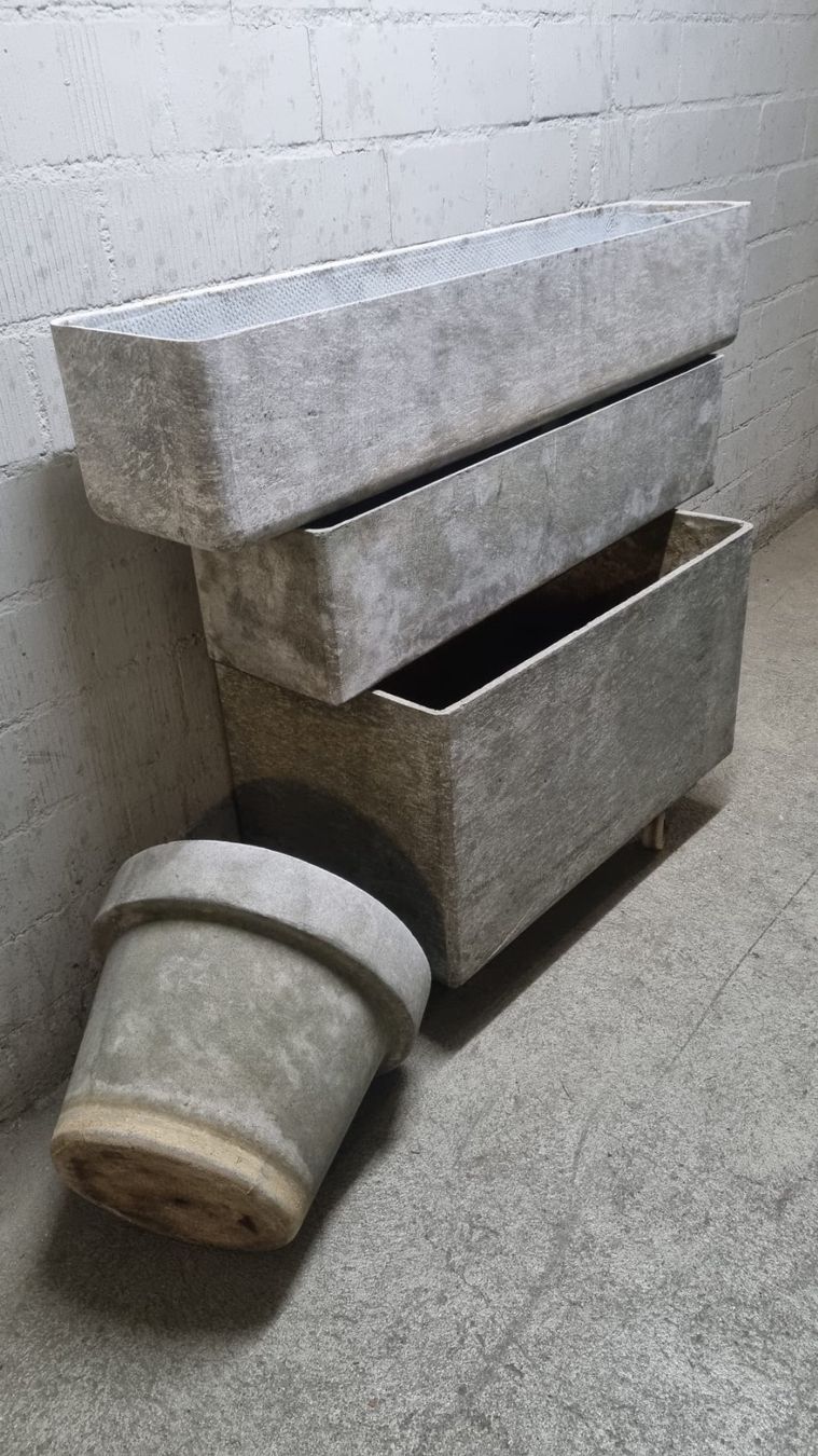 Vasi per fiori: 3 Pflanzentröge  & 1 Blumentopf – Usato da Oberengstringen venduto da George0070 6