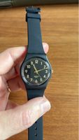 Swatch  GOLDEN TAC unisex in Schwarz & Gold - Top Zustand!