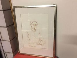 Schöne Zeichnung,Signiert und Datiert 83