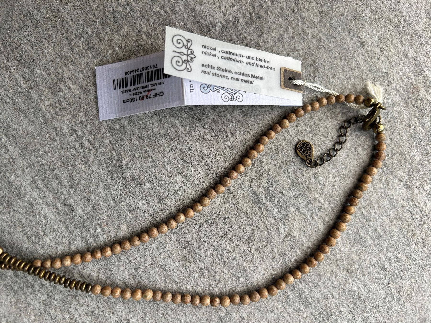 Ketten: NILE STEIN/ METALL - KETTE / 80cm / NEU – Gebraucht aus Nidfurn von cejeisda 7