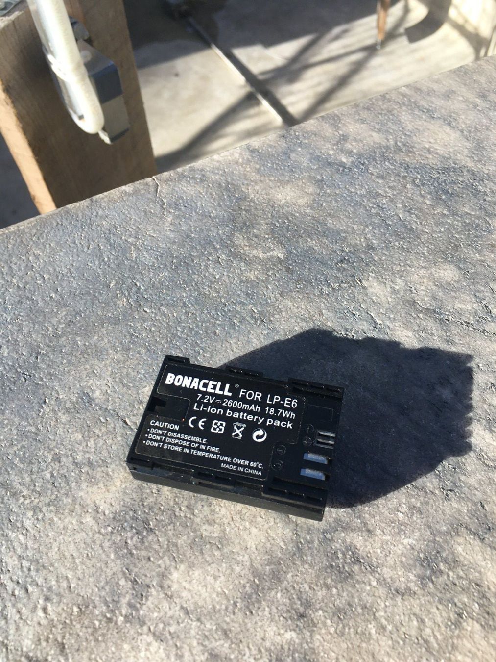 Batterie: Bonacell LP-E6 Battery – Usato da Uvrier venduto da SzymonClivaz 2