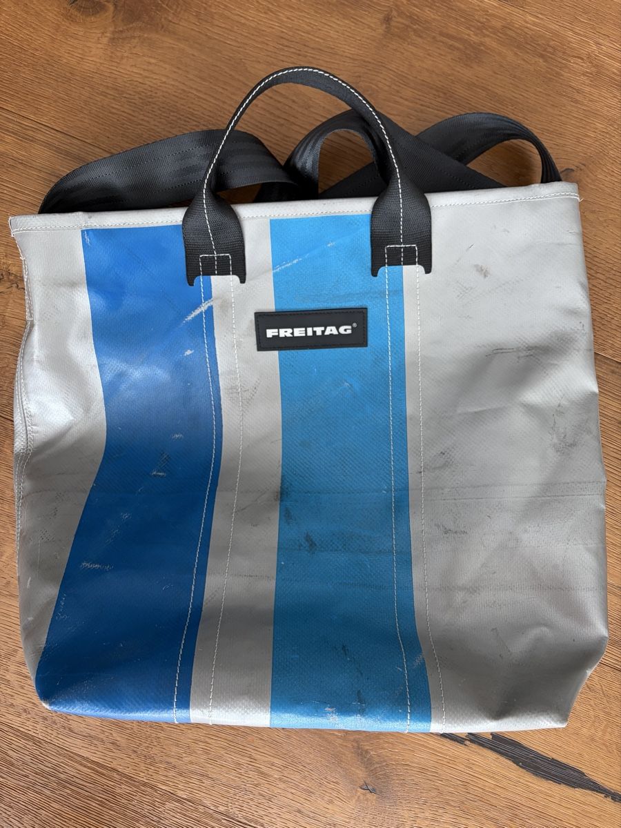 Freitag Borse: Freitag Tasche F74 BOB, Grau/Blau – Usato da Langenthal venduto da jazzi83 9