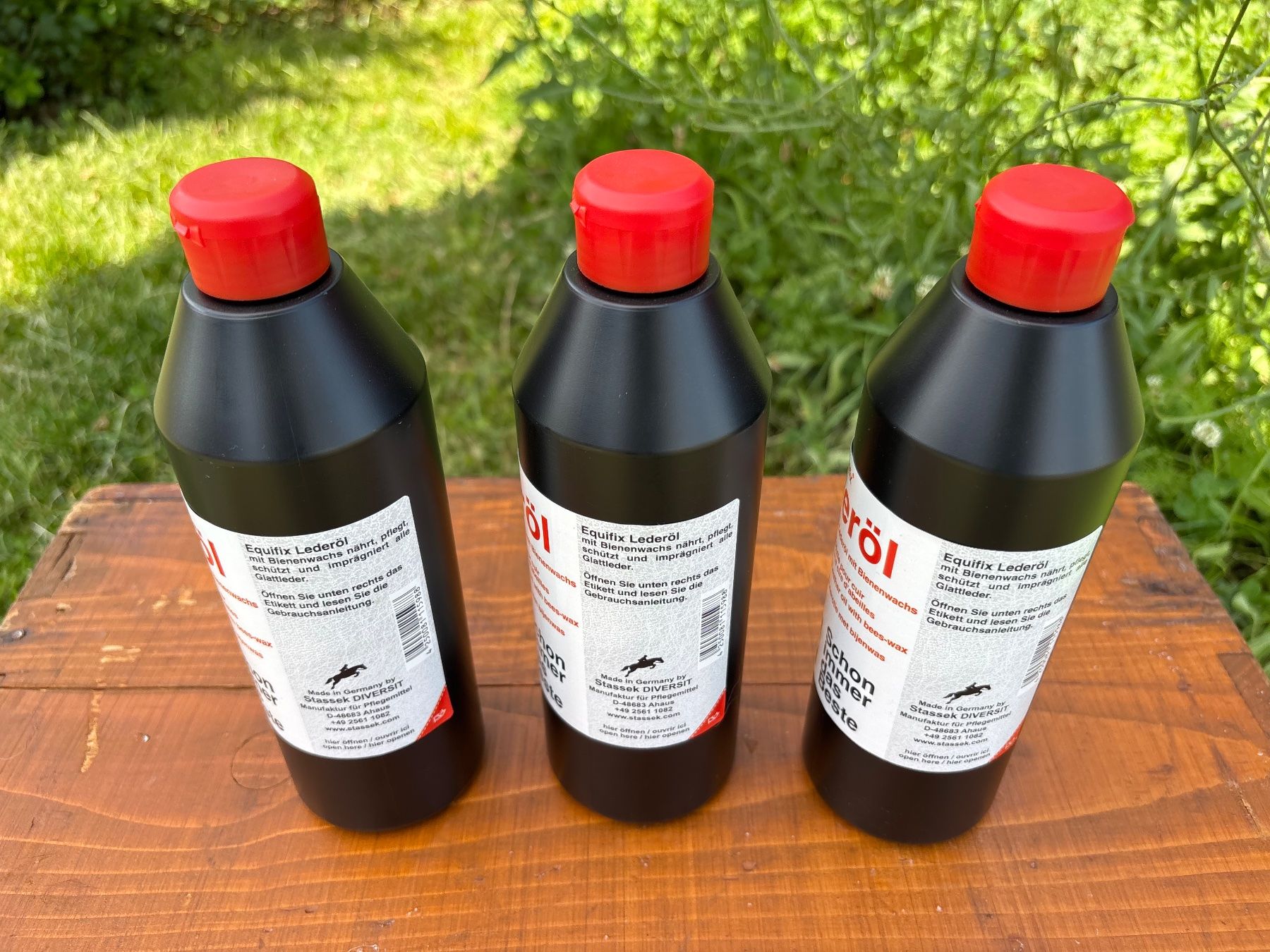 Campanacci mucche: 3 Flaschen Lederöl mit Bienenwachs – Nuovo (secondo la descrizione) da Feldbach venduto da Fea1 5