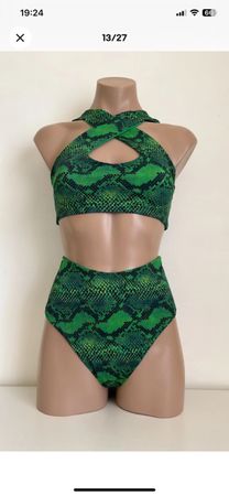 Poledance rave party set motif serpent 🐍💚 (Small)