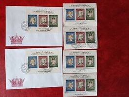 Liechtenstein Briefmarken-blöcke und  Ersttagbriefe 1988