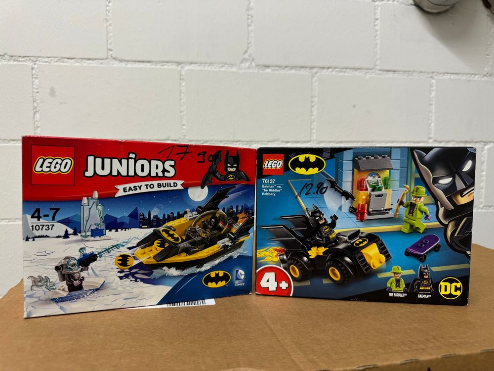 Lego Batman vs Mr. Freeze (10737) & Raub des Riddler (76137) (Neu und ...