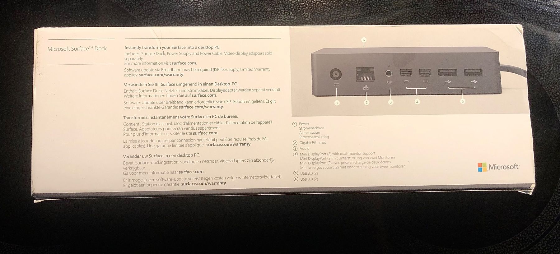 Microsoft Dockingstation: Microsoft Surface Dock (Model 1661) – Neu (gemäss Beschreibung) aus zug von tri_sy2l 1