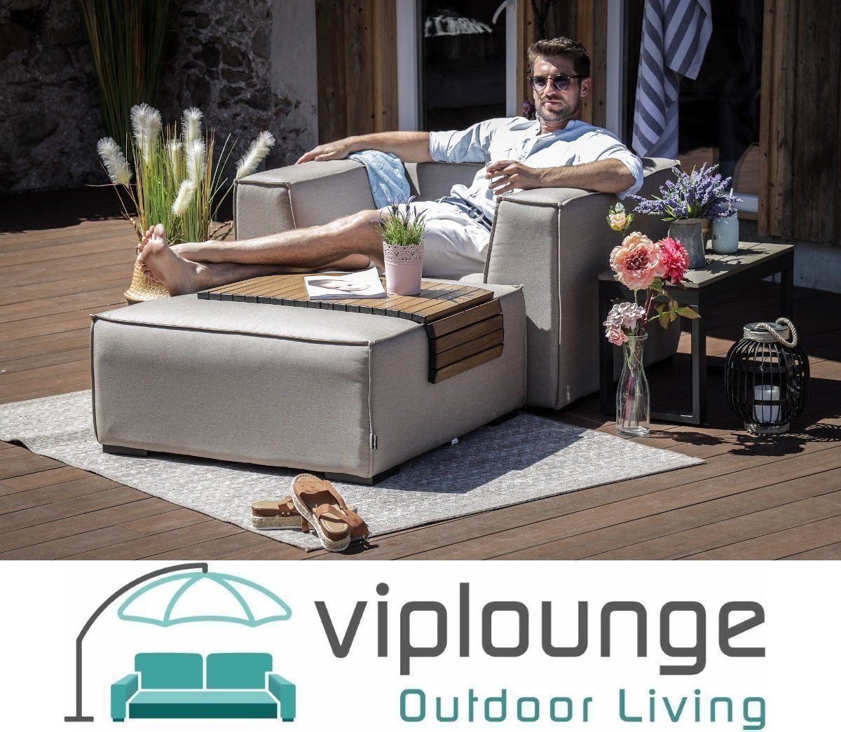 Viplounge Sessel: Sessel für Balkon und Terrasse – Neu und originalverpackt aus Uznach von viplounge