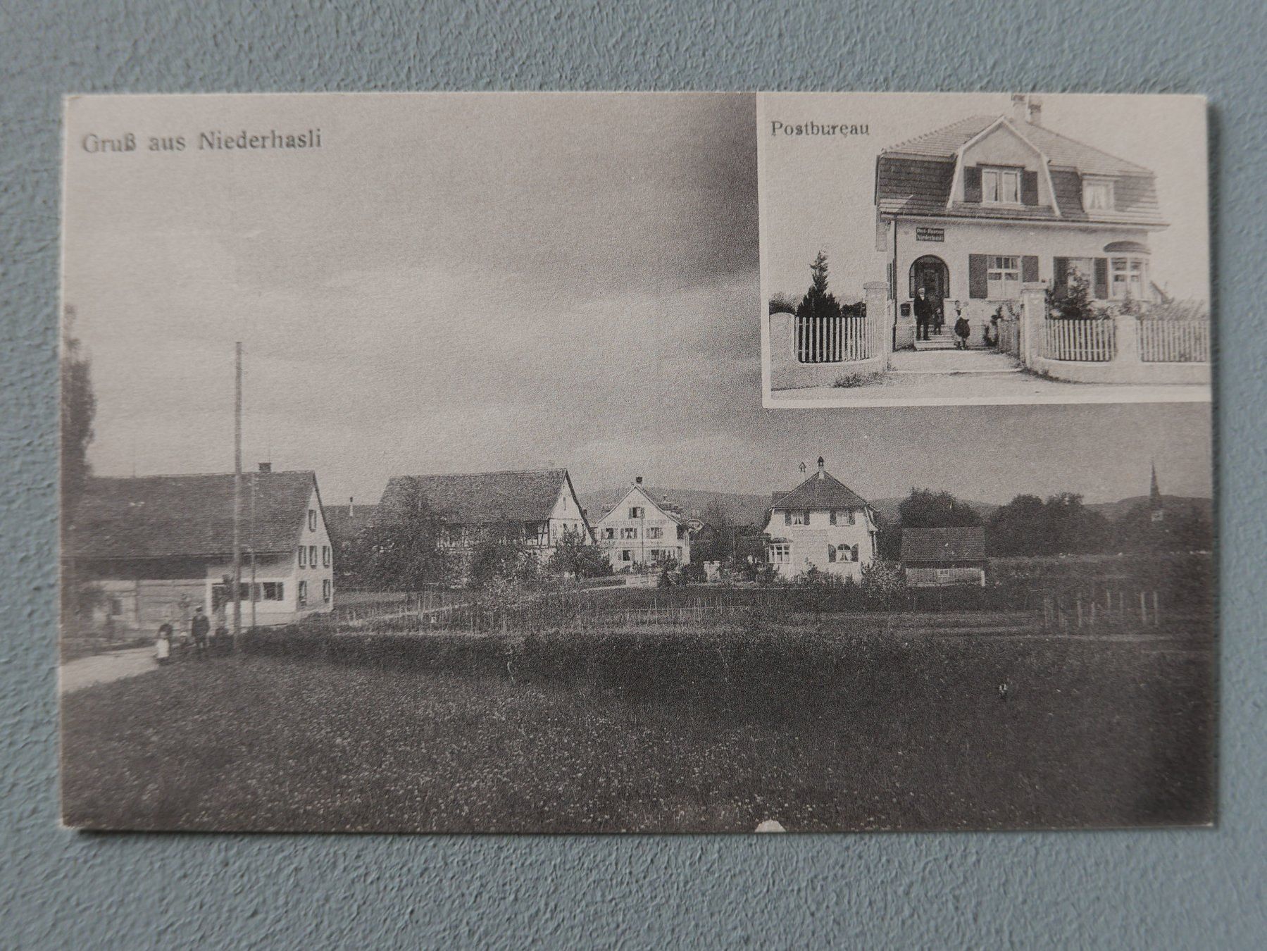 Cartoline postali: ALTE ANSICHTSKARTE GRUSS AUS NIEDERHASLI – Usato da Balgach venduto da Zwischenraum