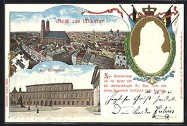München, Königsbau, Panorama, Prinzreg